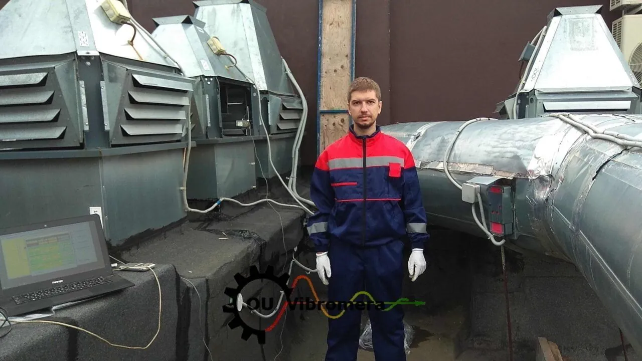 Namestitev uravnotežnih uteži na delovno kolo ventilatorja
